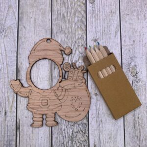 Kit gnomo nadal amb sac  per pintar